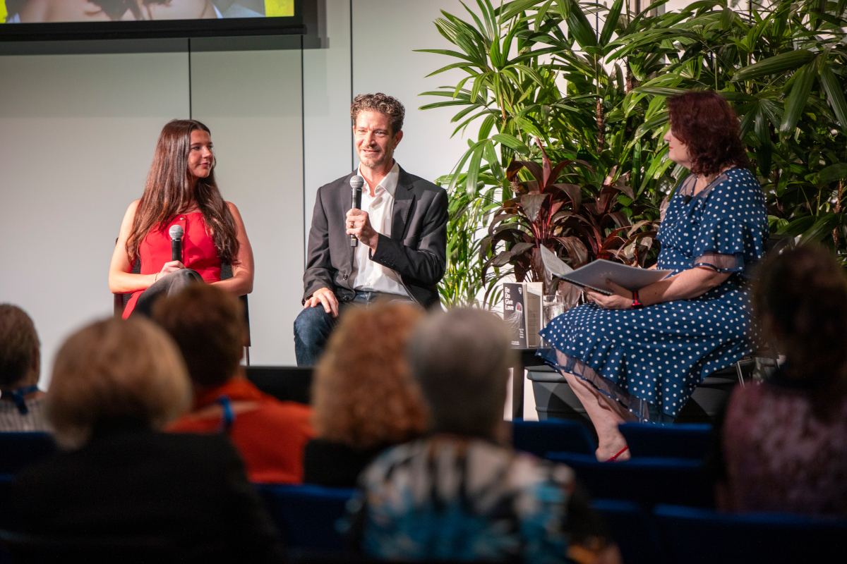 Erik Larson speaking
